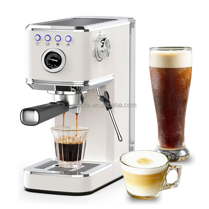 Aifa Espresso Machine Commercial Stainless Steel  Cafetera Coffee Maker Automatic Garland Steam Milk Frothing Machine