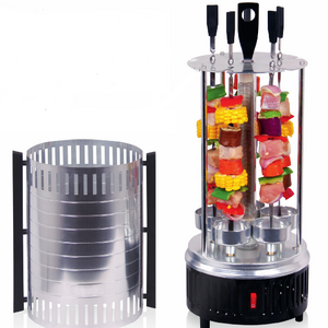 Aifa Hot sale Electric 5 stainless steel skewers vertical grill