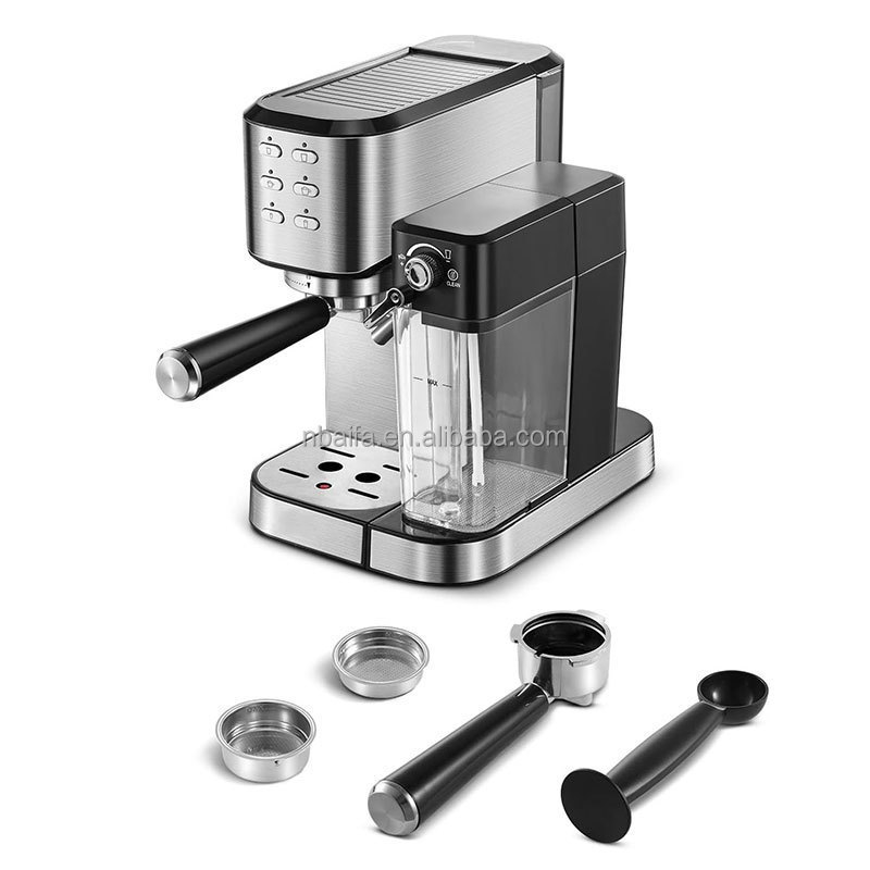 Aifa 15bar Fully Automatic Espresso Coffee Making Machine Custom Commercial Espresso Italian Coffee Makers with Milk Frother