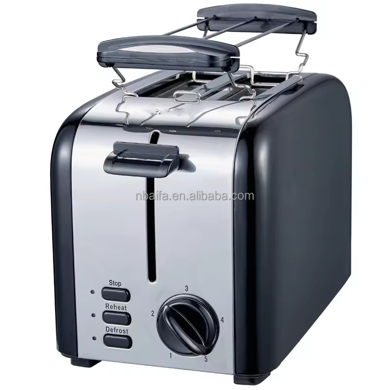 Aifa Digital Bread Toaster Toaster 2 Slice Extra Wide Slot Compact Stainless Steel Toasters