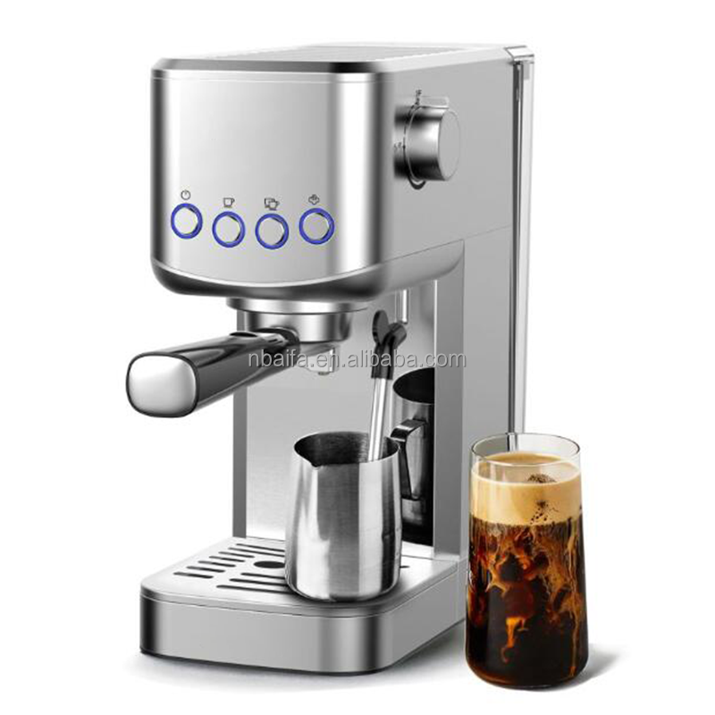 Gev 20 Bar Compact Professonal Espresso Coffee Machne Wth Mlk