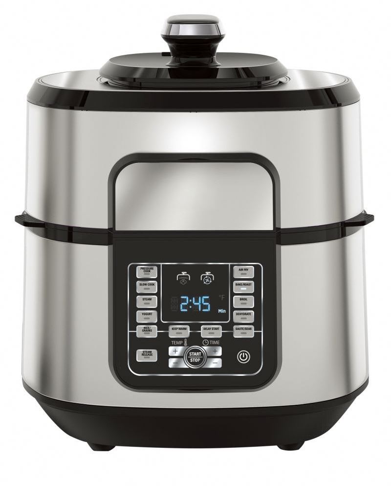 Aifa Air Fryer & Pressure Cooker Slow Cooker Steamer Warmer Stainless Steel Finish Pressure Cooker with Air Fryer