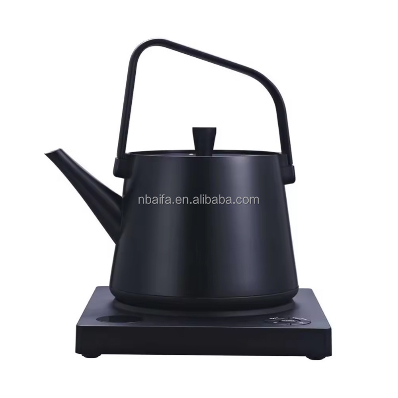 Aifa Electric  High Quality Hot Sale Black Color 304Stainless Steel Pour Over Coffee Drip Kettle Gooseneck Sprout Percolator