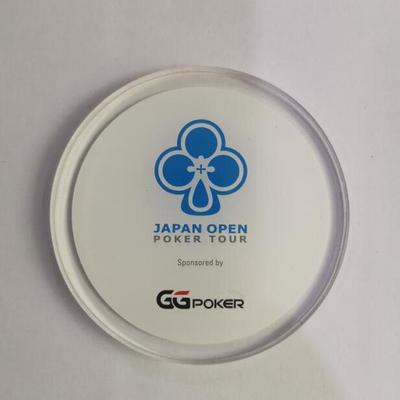 Acrylic Poker Dealer Button, Customized dealer button