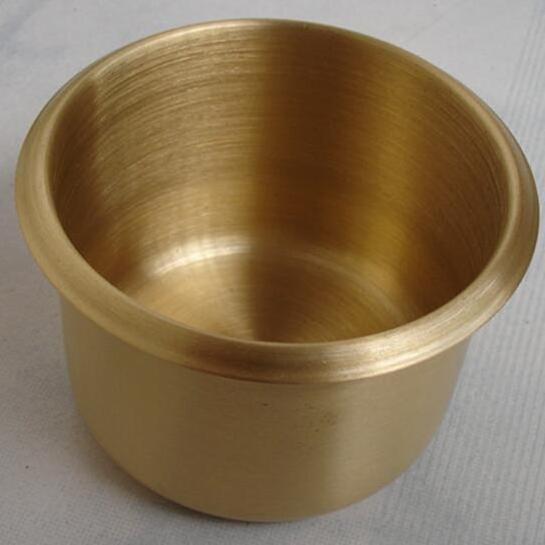 Brass Cup Holder for poker table