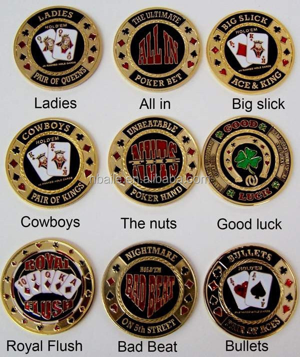 Poker card guard, High Quality Metal Poker Chips(24kt Gold Plated Finished), card guard protector