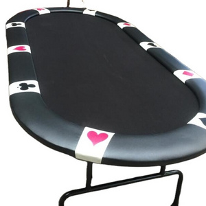 84 Inch Folding Poker Table With Folding Steel leg