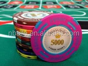 2 tone 13.5G clay monte carlo casino poker chip