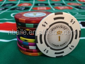 2 tone 13.5G clay monte carlo casino poker chip