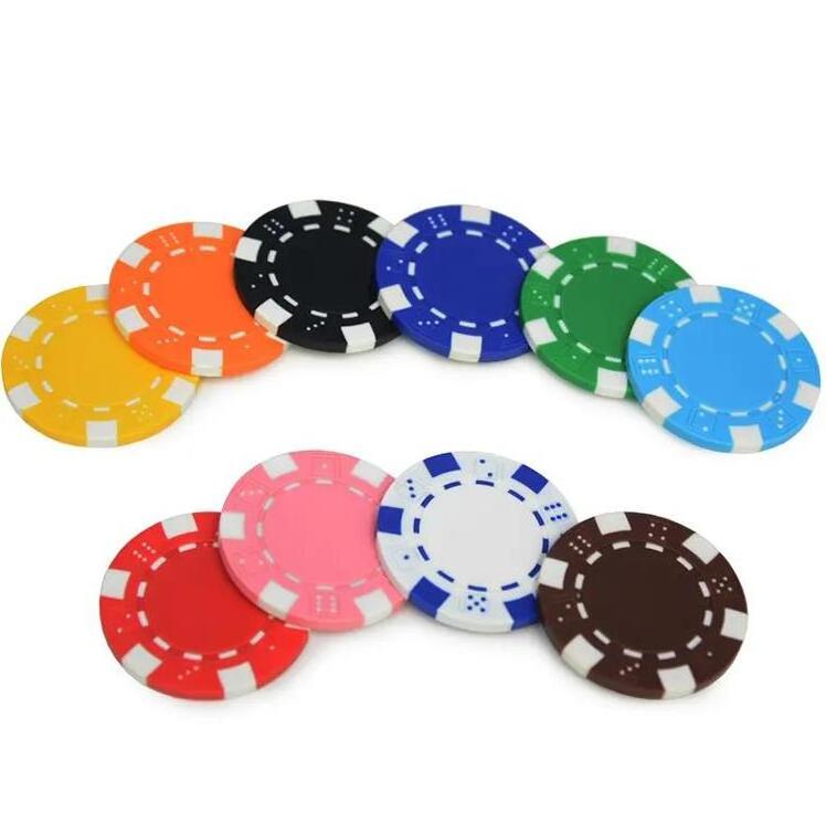 11.5g plastic dice poker chips