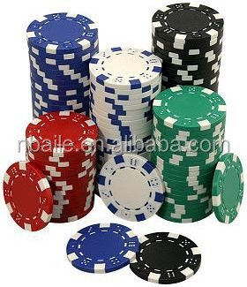 11.5g plastic dice poker chips