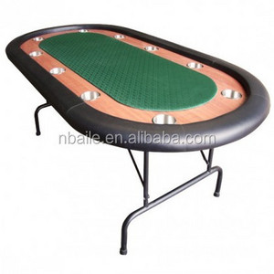 84 Inch Deluxe Folding Poker Table With Folding Steel leg