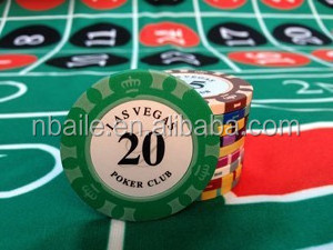 2 tone 13.5G clay Crown casino poker chip