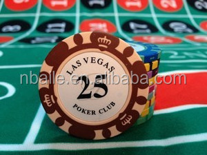 2 tone 13.5G clay Crown casino poker chip