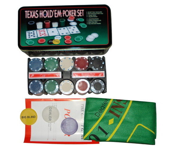 200 pcs Texas Hold Em Poker Chip Set