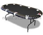 84 Inch Folding Poker Table With Folding Steel leg