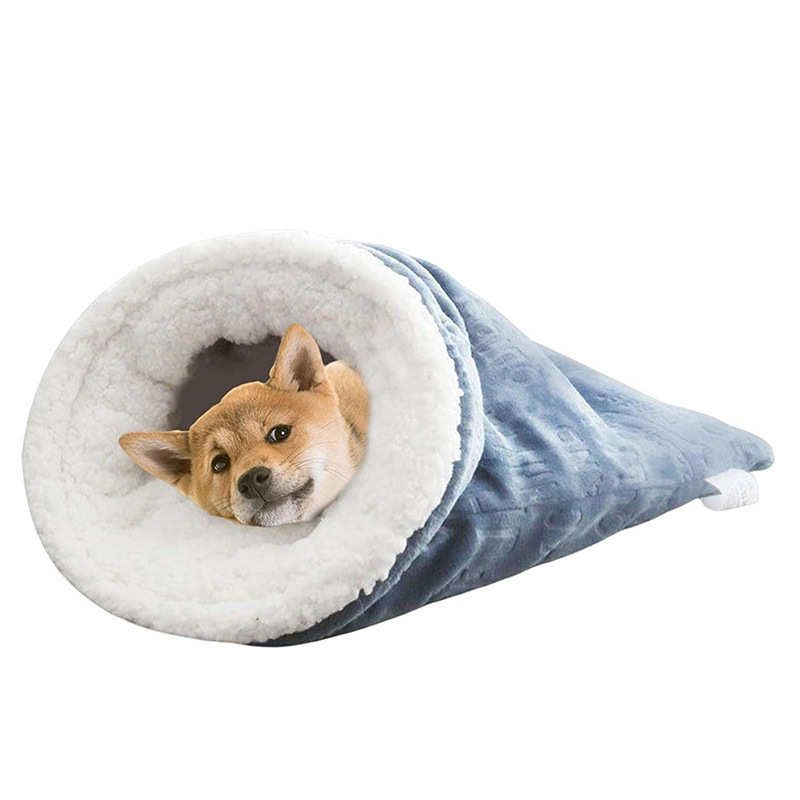 PiCiPaw Soft Flannel Pet Mat Self Warming Pad Sack for Cats and Small Dog Cat Bed Cave Sleeping Bag