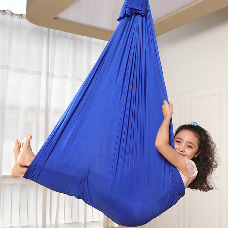 Outdoor Indoor Patio Hanging Portable Folding Kids Children Therapy Sensory aerial yoga swing hammocks