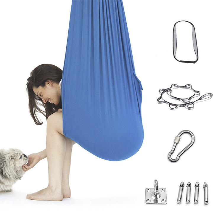 Outdoor Indoor Patio Hanging Portable Folding Kids Children Therapy Sensory aerial yoga swing hammocks