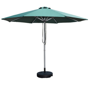 Outdoor Cafe Restaurant Patio Beach Pool sonnenschirm Aluminum Alloy Tube Round Drawstring Parasol Umbrella