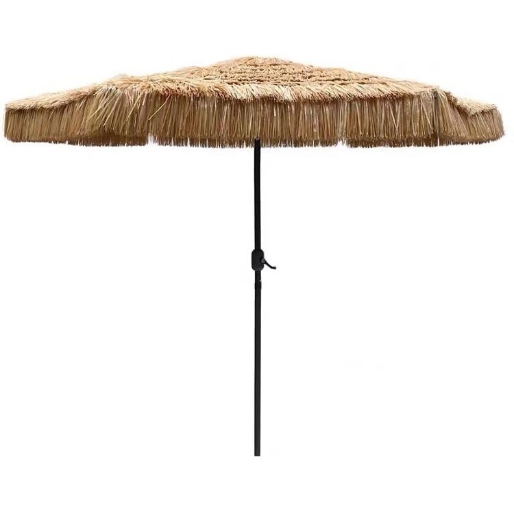 Outdoor Garden Beach Patio Heavy Duty Straw Roman Parasol Big Size Aluminium Sun Banana Umbrella