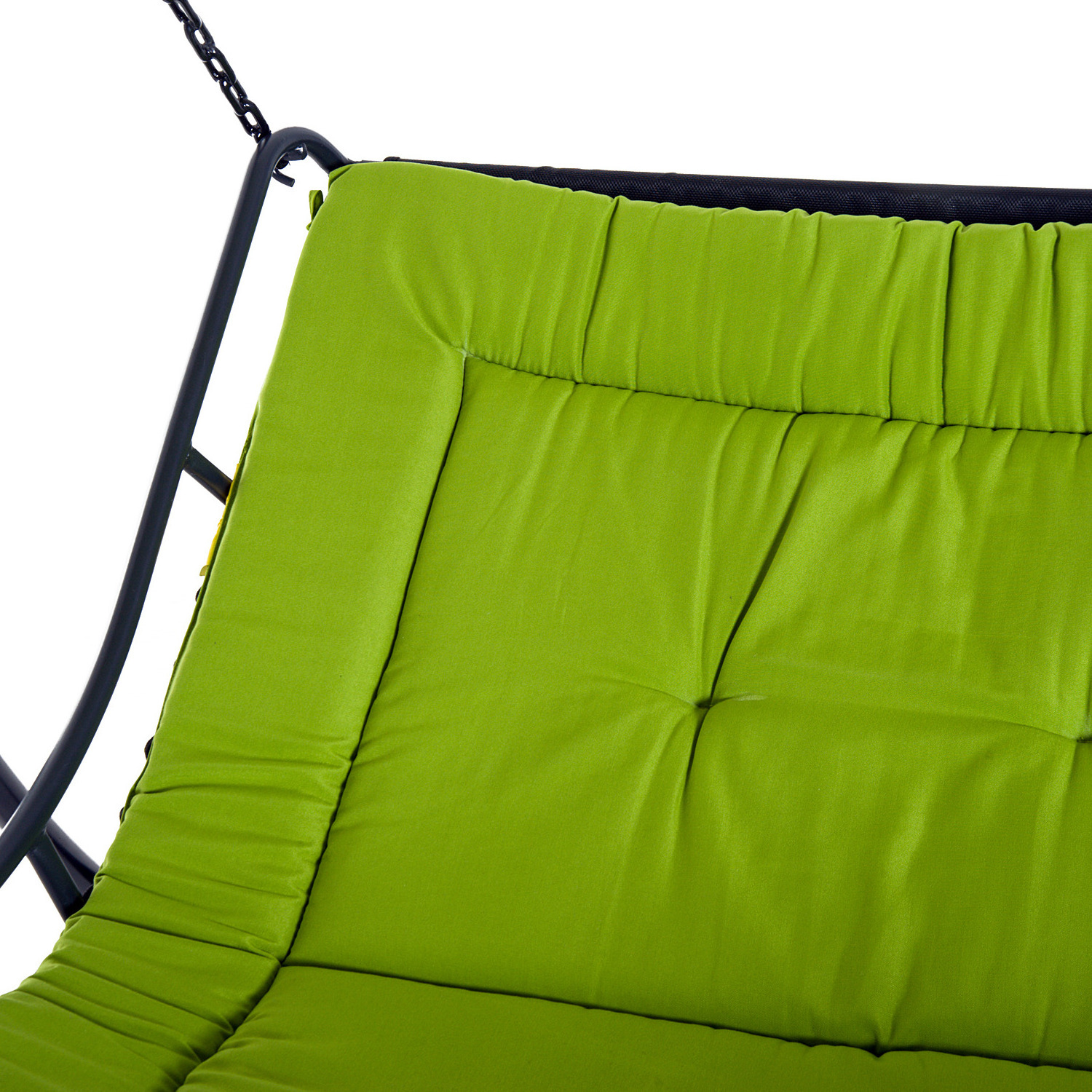 AJUNION Outdoor Swing Canopy Hammock 3 Seater Patio Swing Chair with Adjustable Canopy