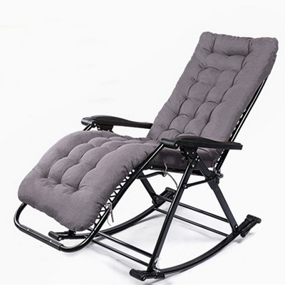 Outdoor Garden Camping Foldable Portable Chaise Sun Recliner Lounge Chair Nordic Folding Rocking Chair