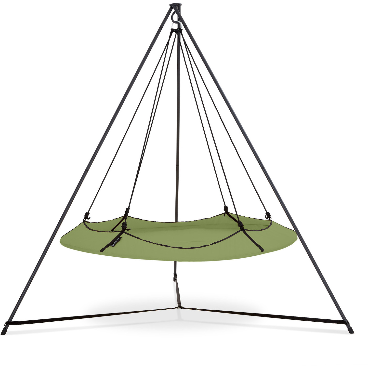 AJUNION Indoor and Outdoor Family Hammock Bed Circular Hammock Hanging Chair with Stand