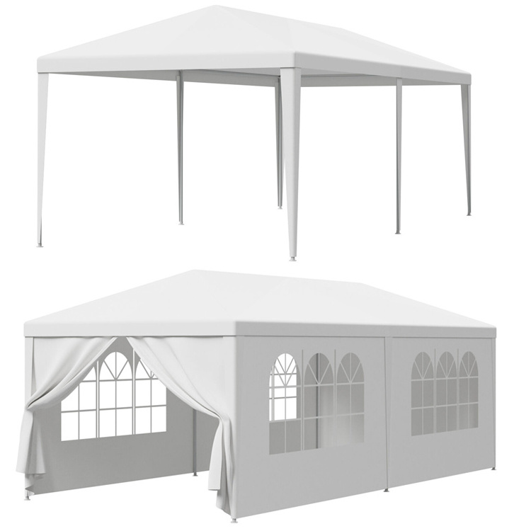 Outdoor 10' x 20' PVC Trade Show Marquee Tent Commercial Heavy Duty Giant Party Event Wedding Rental Canopy Glamping Gazebo Tent