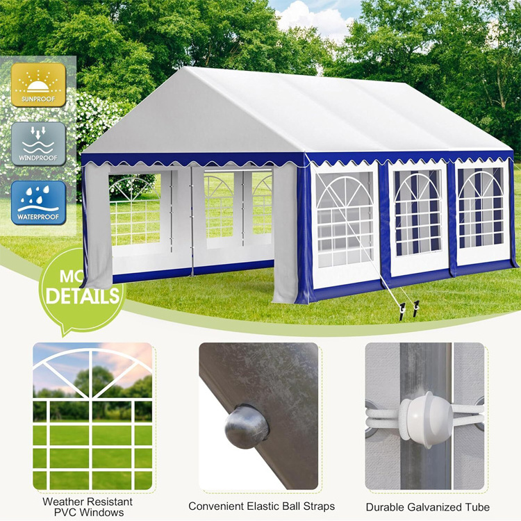 Outdoor PVC Trade Show Marquee Tent Commercial Heavy Duty Giant Party Event Wedding Rental Canopy Glamping Gazebo Tent