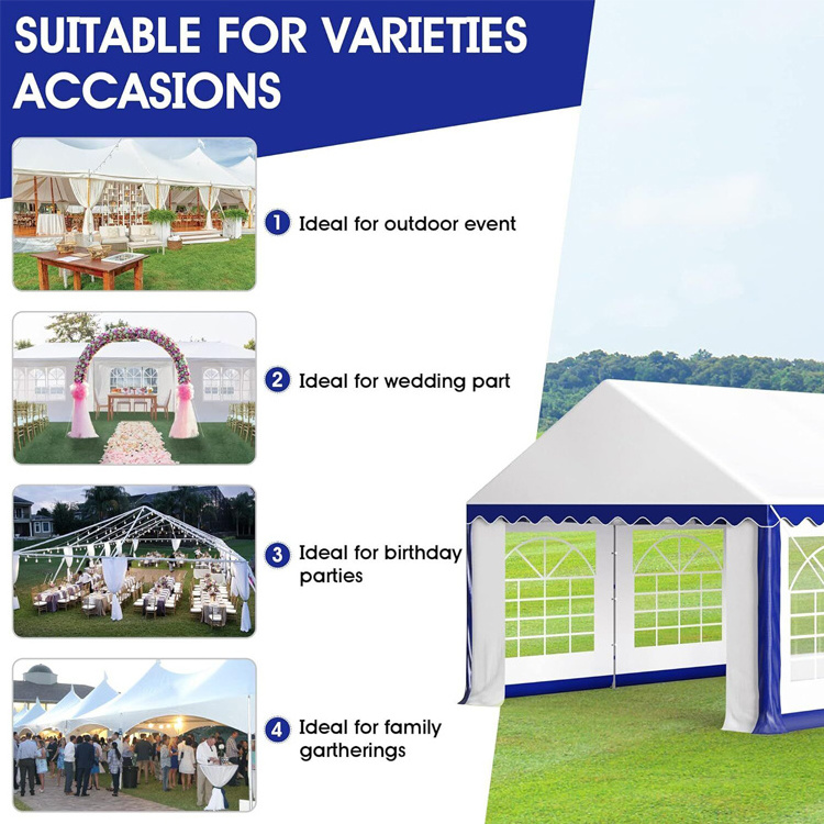 Outdoor PVC Trade Show Marquee Tent Commercial Heavy Duty Giant Party Event Wedding Rental Canopy Glamping Gazebo Tent