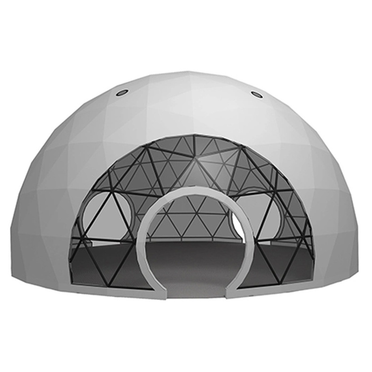 Outdoor Camping PVC Glamping Marquee Tent Commercial Family Giant Rental Transparent Clear Geodesic Sphere Dome Tent House