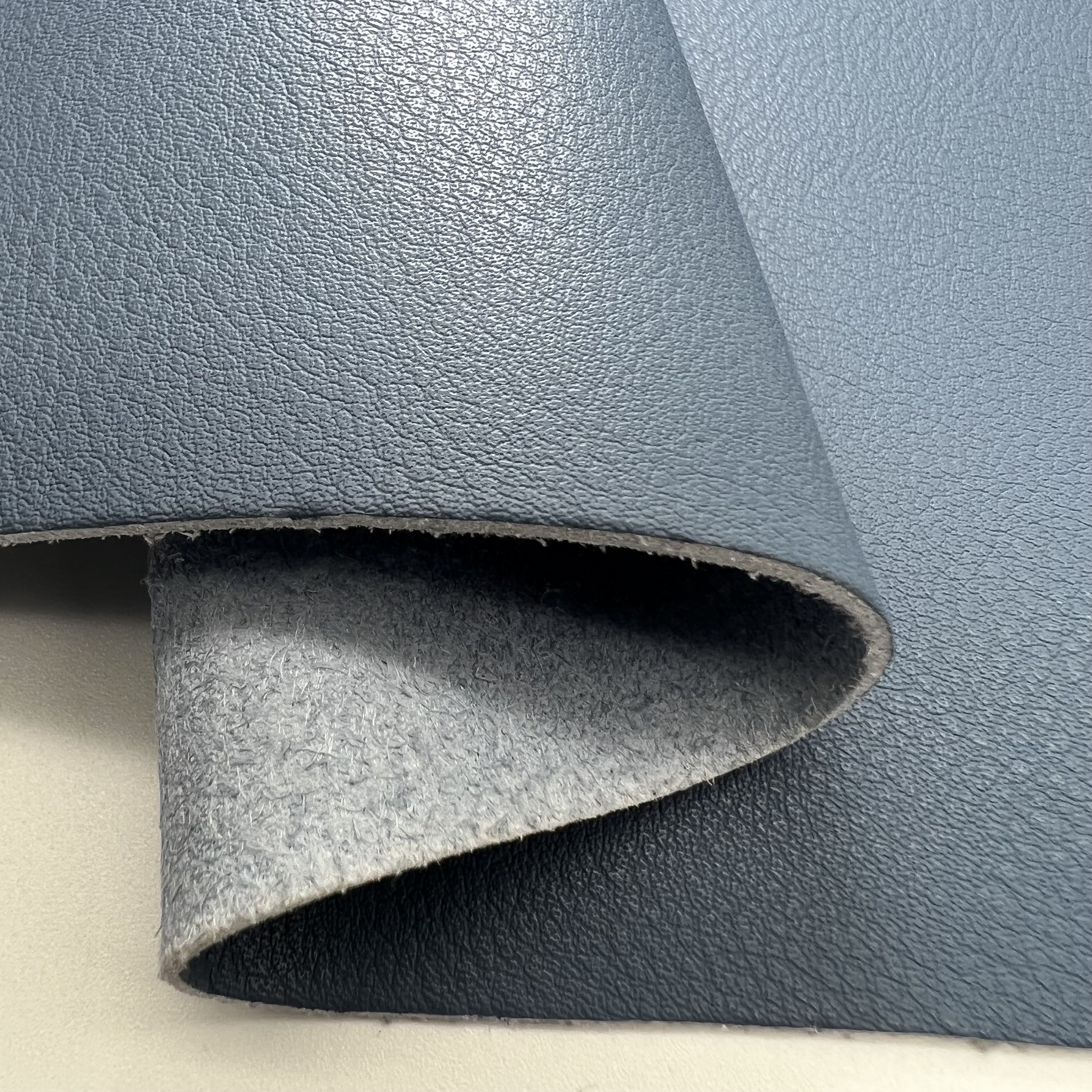 PU Synthetic non woven microfiber imitated suede backing leather for shoes sofa and car upholstery