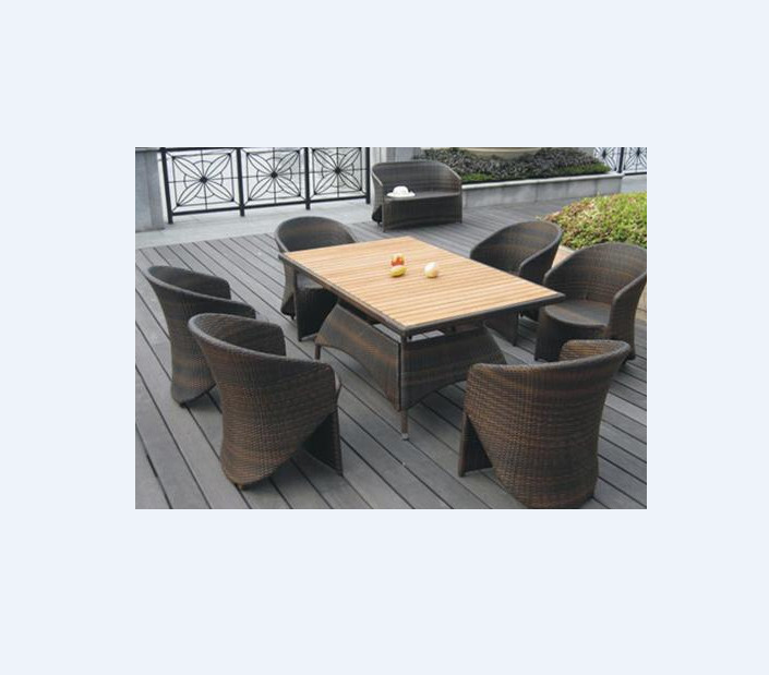 Stylish Artificial Rattan All Weather Rattan Furniture Set Uv-resistant Outdoor Rattan Wicker Furniture