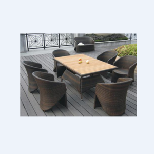 Stylish Artificial Rattan All Weather Rattan Furniture Set Uv-resistant Outdoor Rattan Wicker Furniture