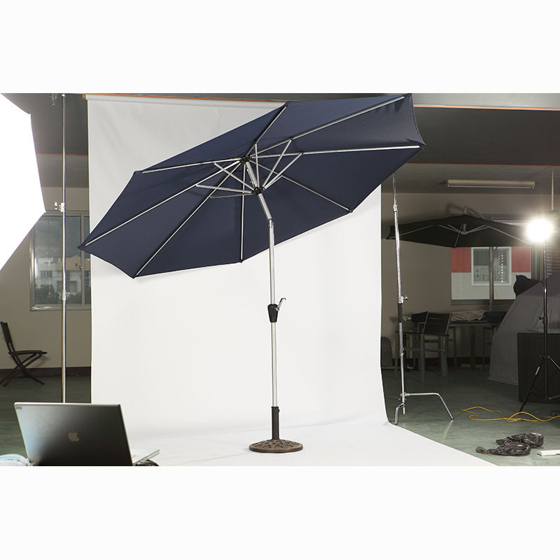 2024 Large Waterproof Outdoor Beach Umbrella Aluminum Cantilever Garden Parasols Umbrellas