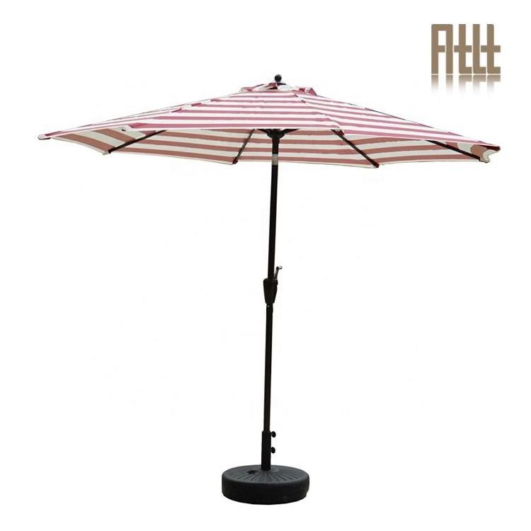 Yinzhou Living Automatic Patio Umbrella Outdoor Big Led Half Beach Sunshade Umbrella Parasol Patio Umbrella