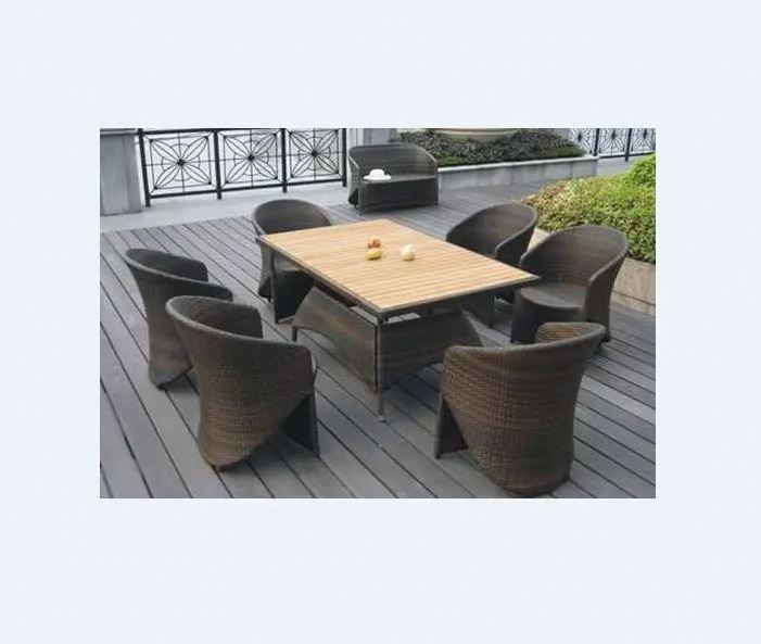 Yinzhou Living Wicker Outdoor Dinning Sofa Garden Furniture Modular Setting Awrf5515 Dinning Sofa Garden Furniture Modular