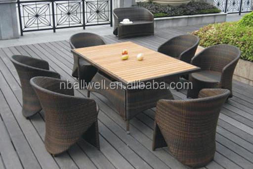 Stylish Artificial Rattan All Weather Rattan Furniture Set Uv-resistant Outdoor Rattan Wicker Furniture