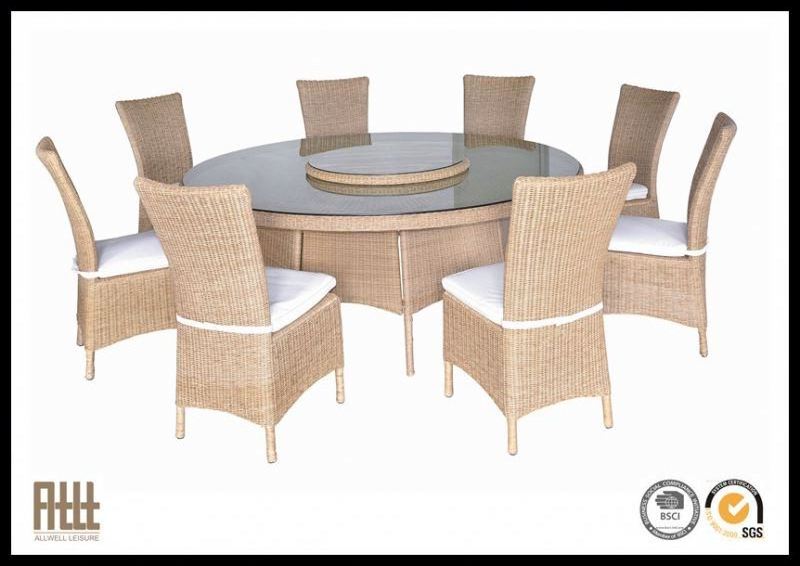 Yinzhou Living Awrf5204b Rattan Outdoor Dining Room Furniture Set From China Supplier Rattan Outdoor Dining Furniture Set