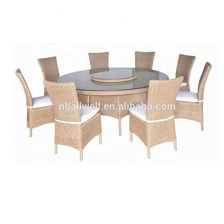 Yinzhou Living Awrf5204b Rattan Outdoor Dining Room Furniture Set From China Supplier Rattan Outdoor Dining Furniture Set