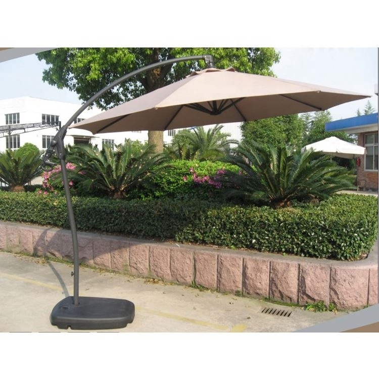 Yinzhou Living Promotional Outdoor Polyester Folding Patio Umbrella Garden Parasols Umbrellas