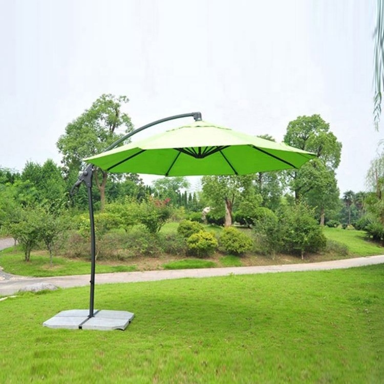 Yinzhou Living Promotional Outdoor Polyester Folding Patio Umbrella Garden Parasols Umbrellas