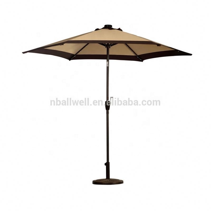 New Design Commercial Patio Umbrella Outdoor Awou5010a Patio Umbrella Light