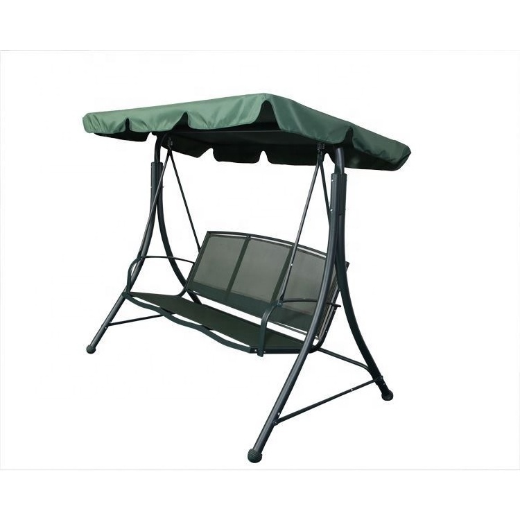 Yinzhou Living Outdoor Patio Stand Alone Chairs For Bedrooms Cheap Winging Lounge Canopy Double Seat Metal Set With Swing Chair