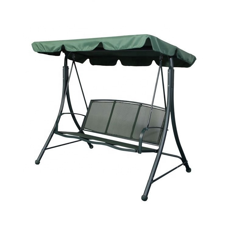 Yinzhou Living Outdoor Patio Stand Alone Chairs For Bedrooms Cheap Winging Lounge Canopy Double Seat Metal Set With Swing Chair