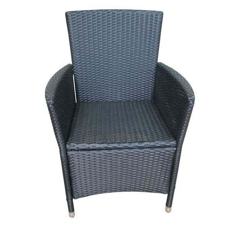 Yinzhou Living Wholesale Pe Wicker Outdoor Rattan Grey Chair Outdoor Rattan Furniture