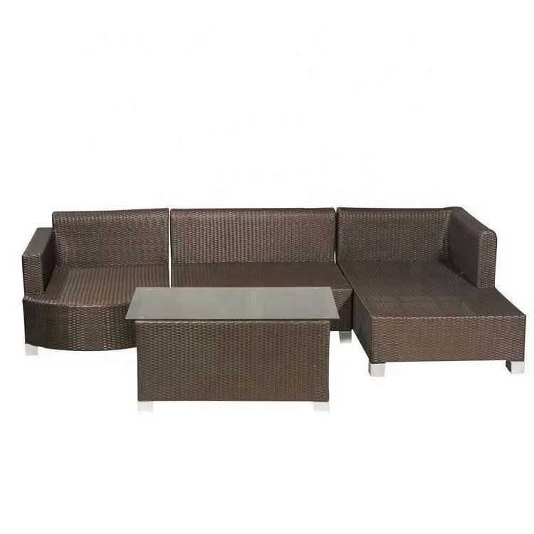 Yinzhou Living Modular Dining Pool Sofa Sets Cushions Outdoor Rattan Wicker Furniture Of 4 Patio Set