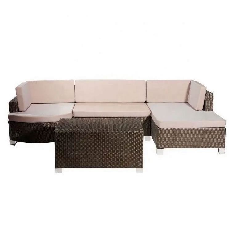 Yinzhou Living Modular Dining Pool Sofa Sets Cushions Outdoor Rattan Wicker Furniture Of 4 Patio Set