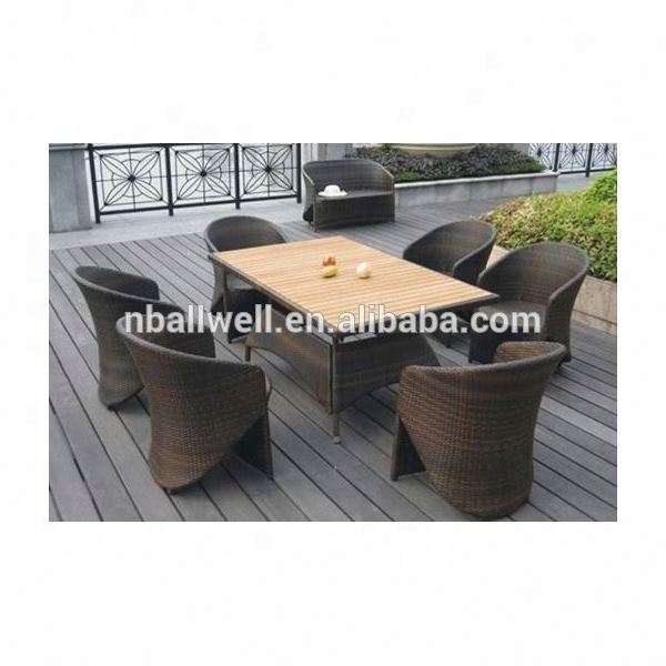 Stylish Artificial Rattan All Weather Rattan Furniture Set Uv-resistant Outdoor Rattan Wicker Furniture